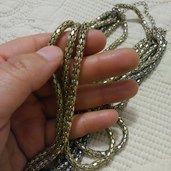 Vintage 80's Style Chain Necklace - Picture 3 of 4